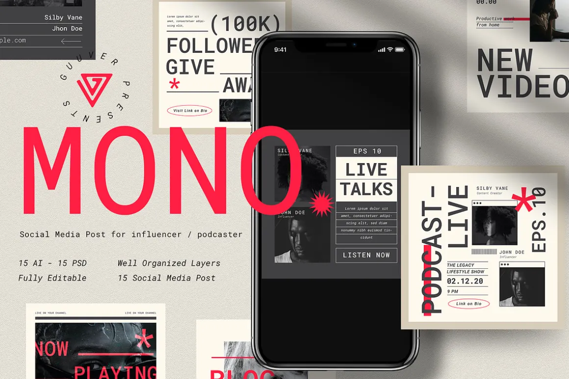 Mono Social Media Post