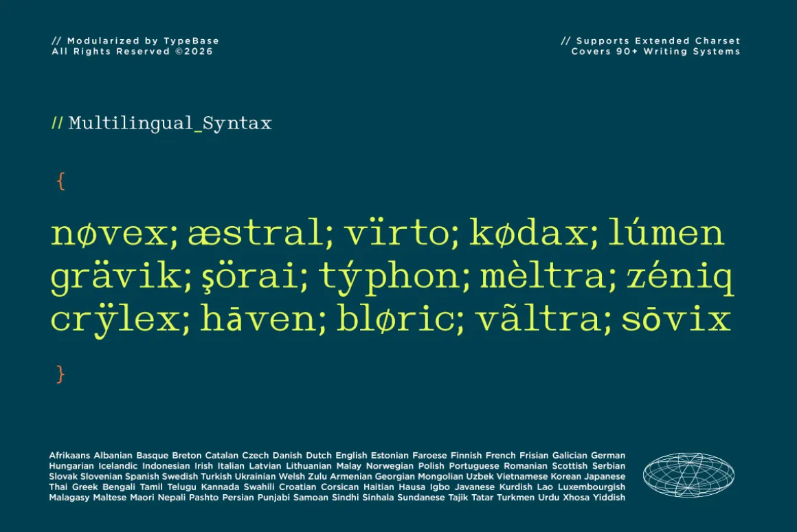 Monospace Serif Font - Nickota