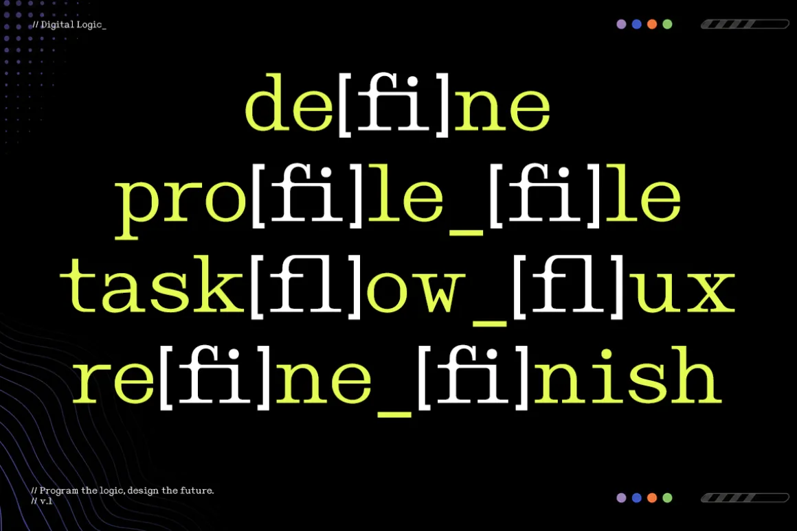 Monospace Serif Font - Nickota