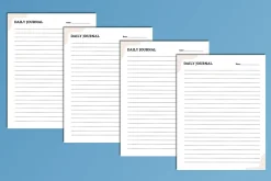12 Month Journal Prompts Canva