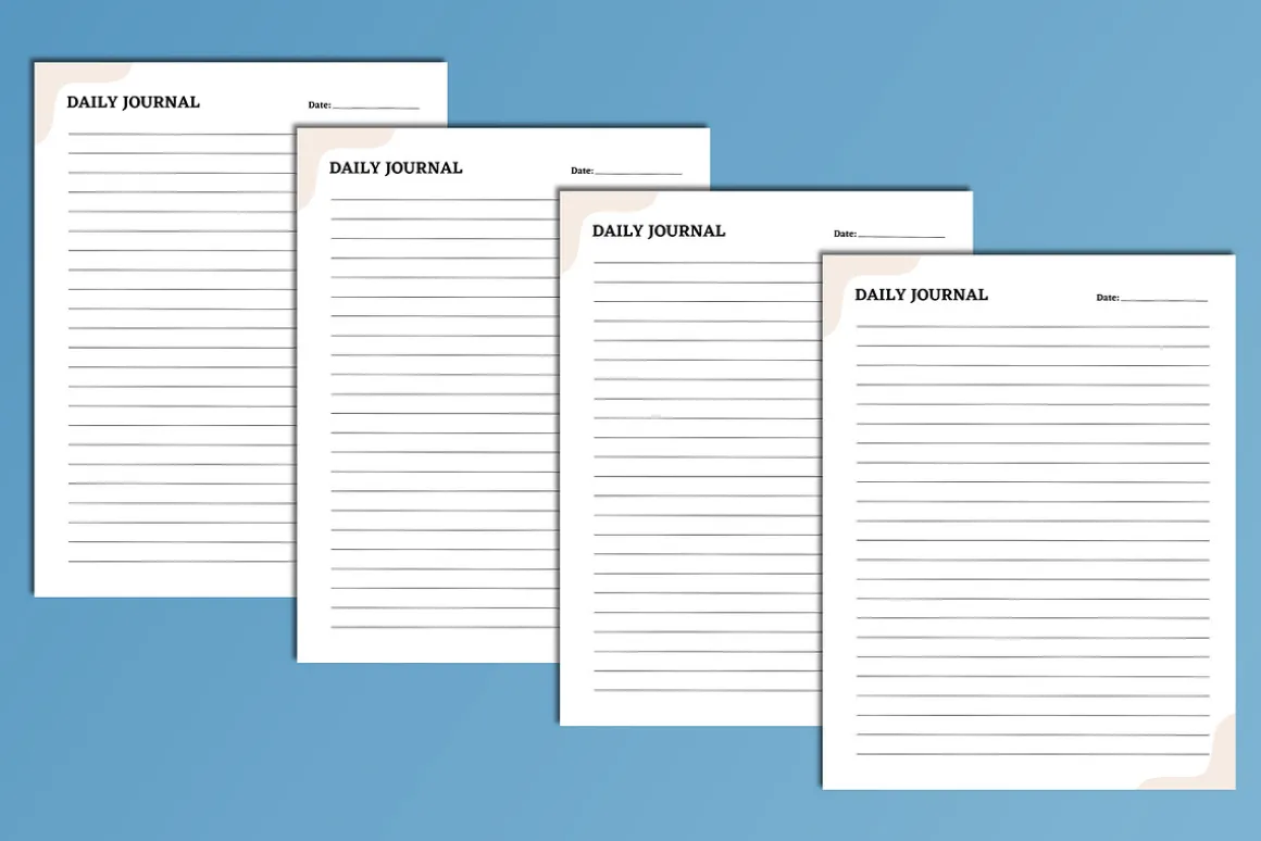12 Month Journal Prompts Canva