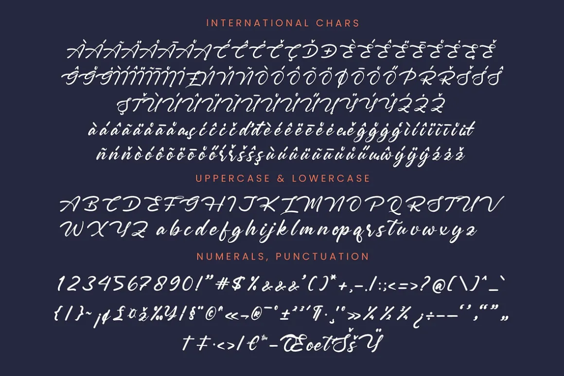 Monthly Raine Bold Calligraphy Font