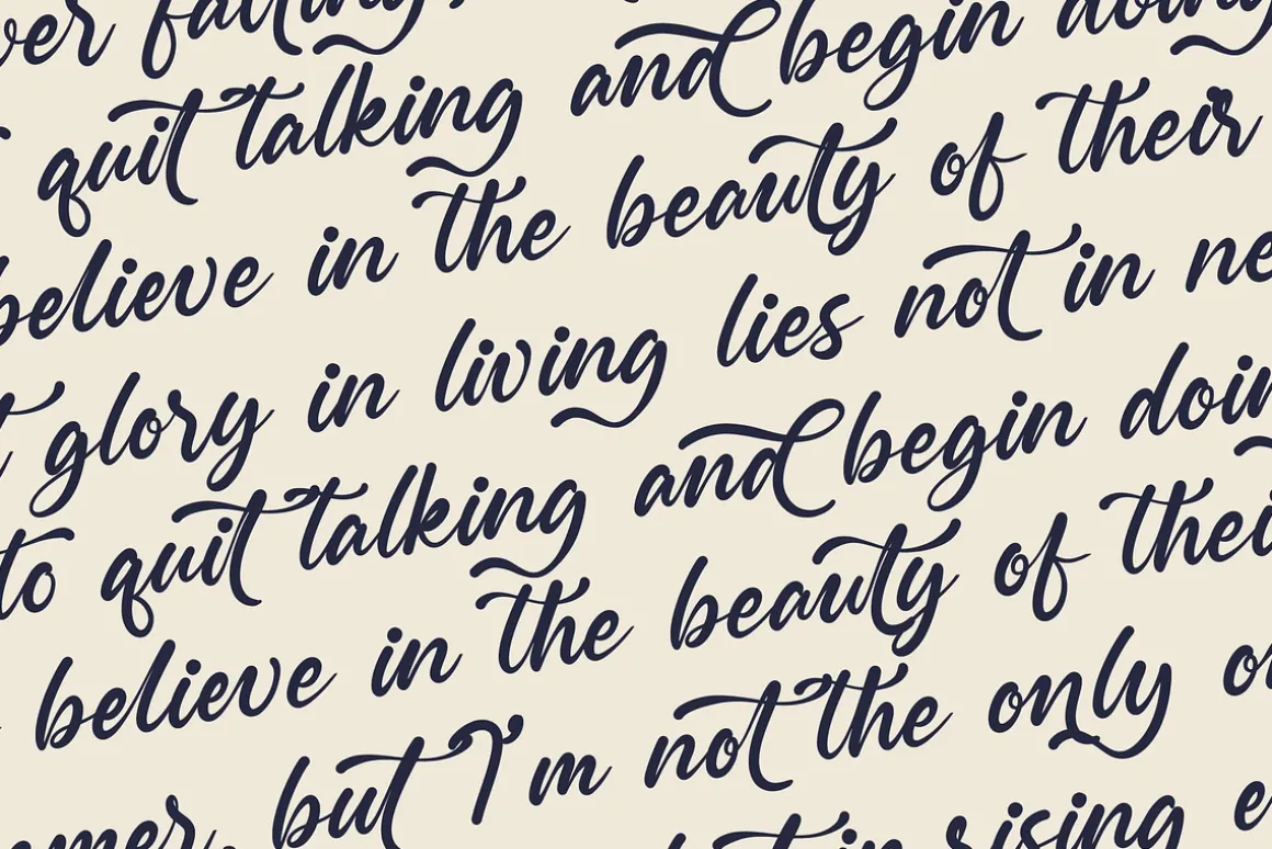 Monthly Raine Bold Calligraphy Font