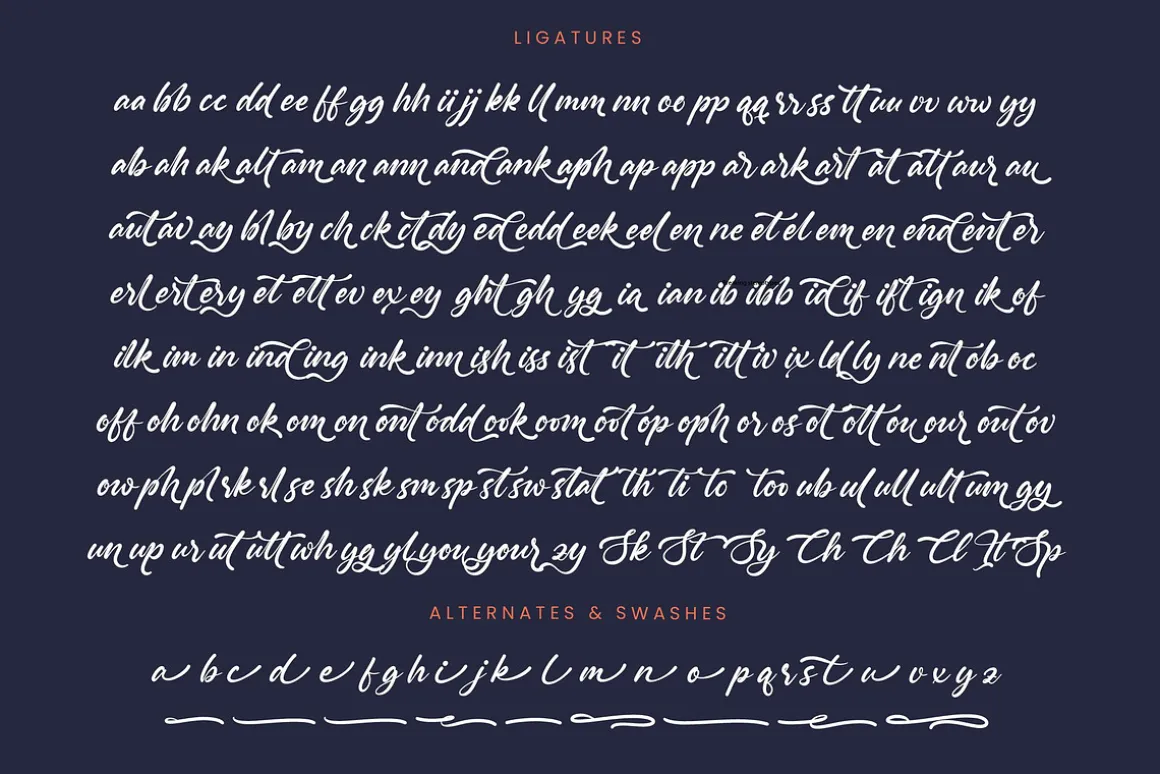 Monthly Raine Bold Calligraphy Font