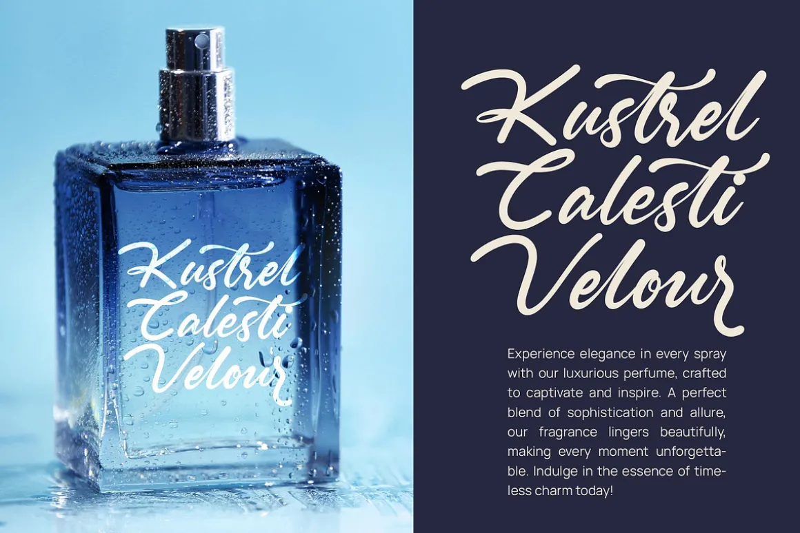 Monthly Raine Bold Calligraphy Font
