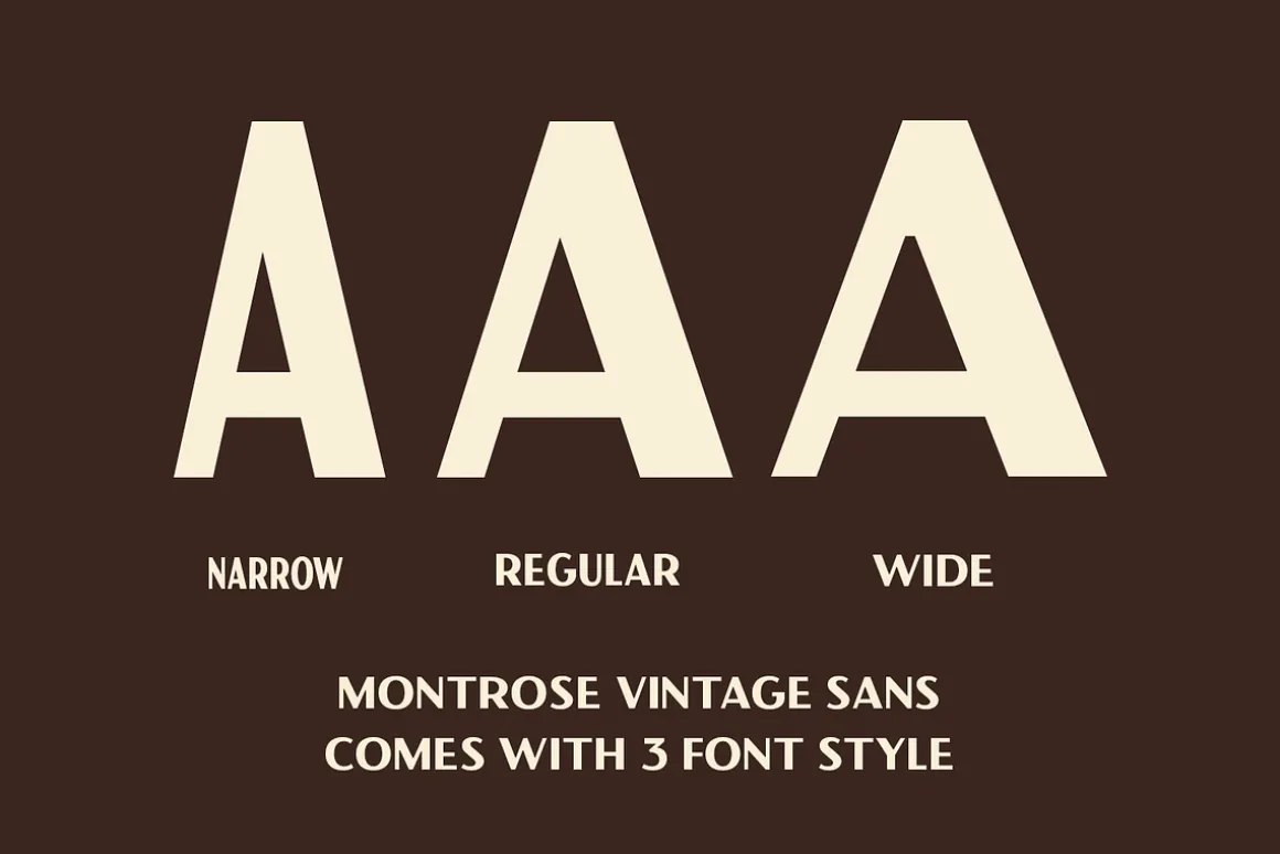 Montrose - Vintage Sans