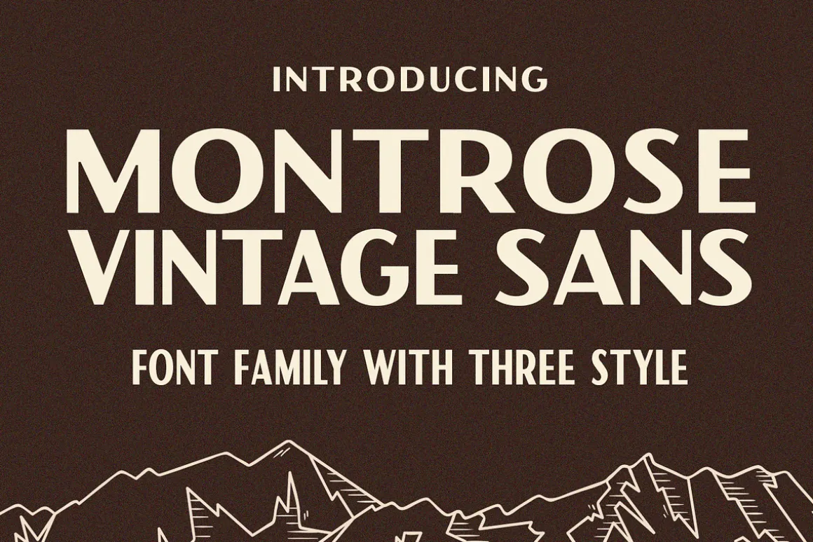 Montrose - Vintage Sans