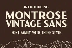 Montrose - Vintage Sans