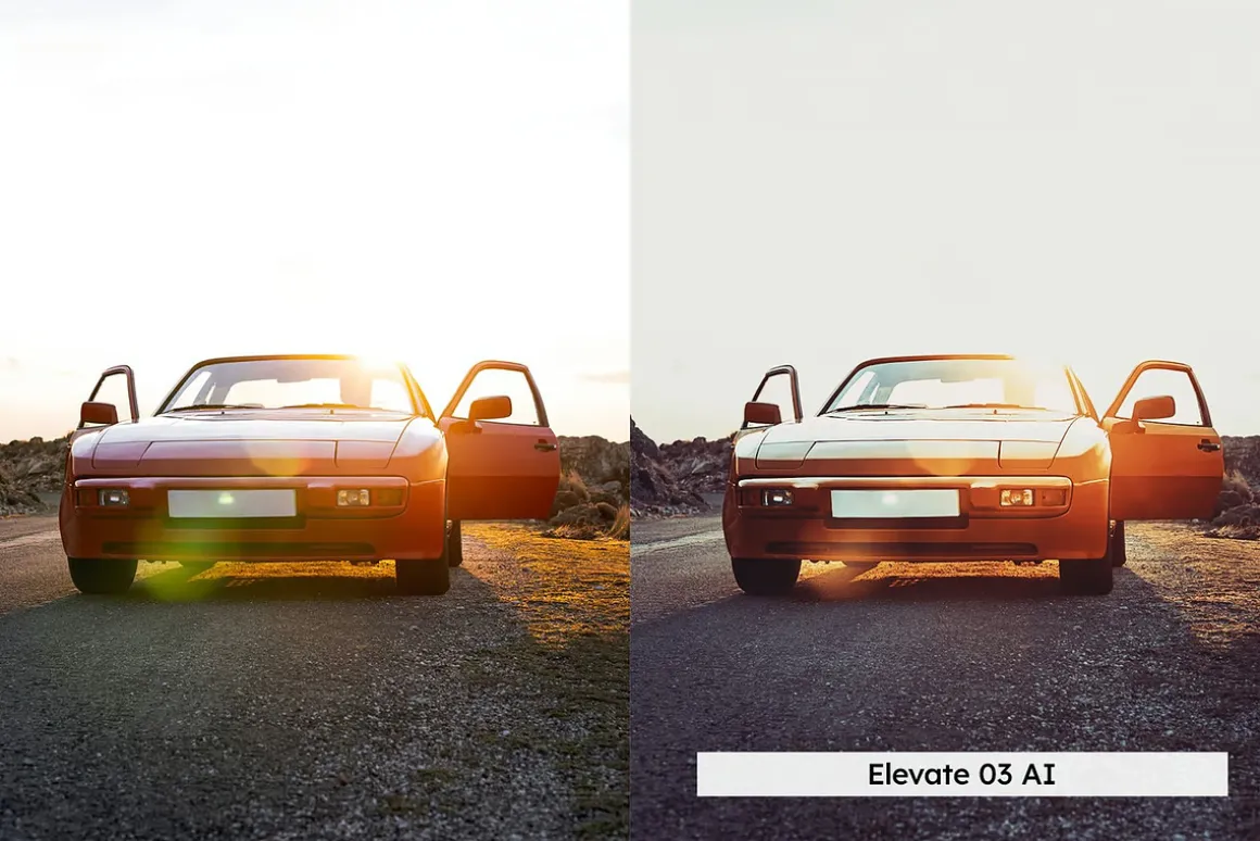 Moody Blue Orange Lightroom Presets