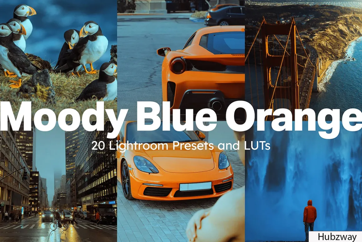 Moody Blue Orange Lightroom Presets