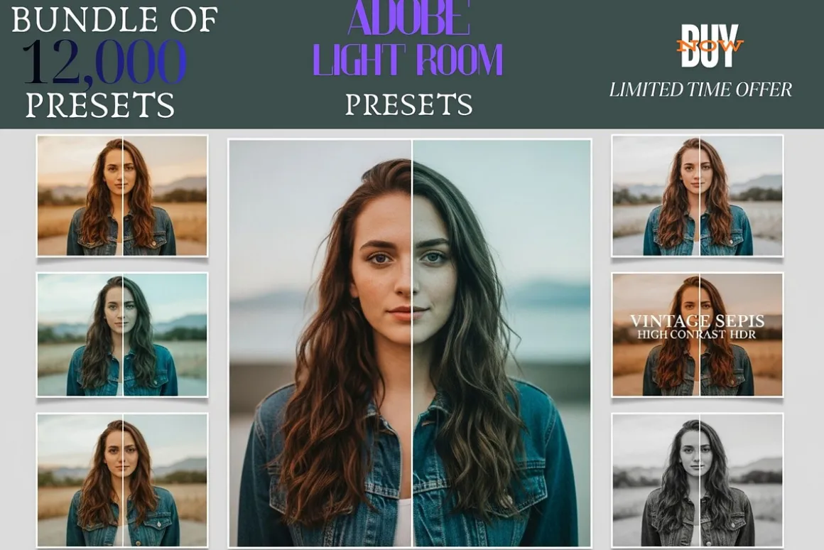 Moody Cinematic Color 12,000 Presets