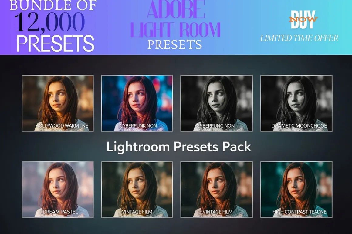 Moody Cinematic Color 12,000 Presets