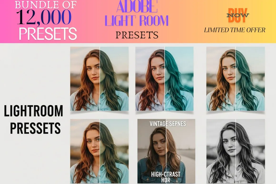 Moody Cinematic Color 12,000 Presets
