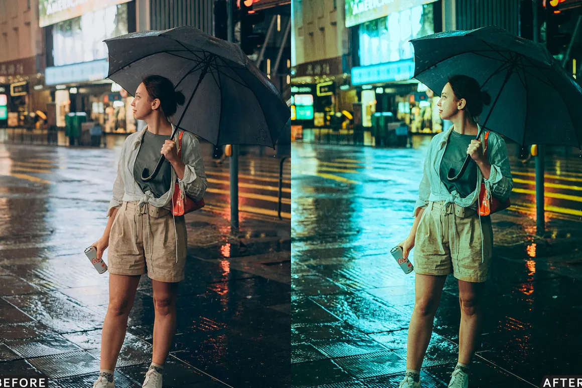Moody Rainy Day Lightroom Presets