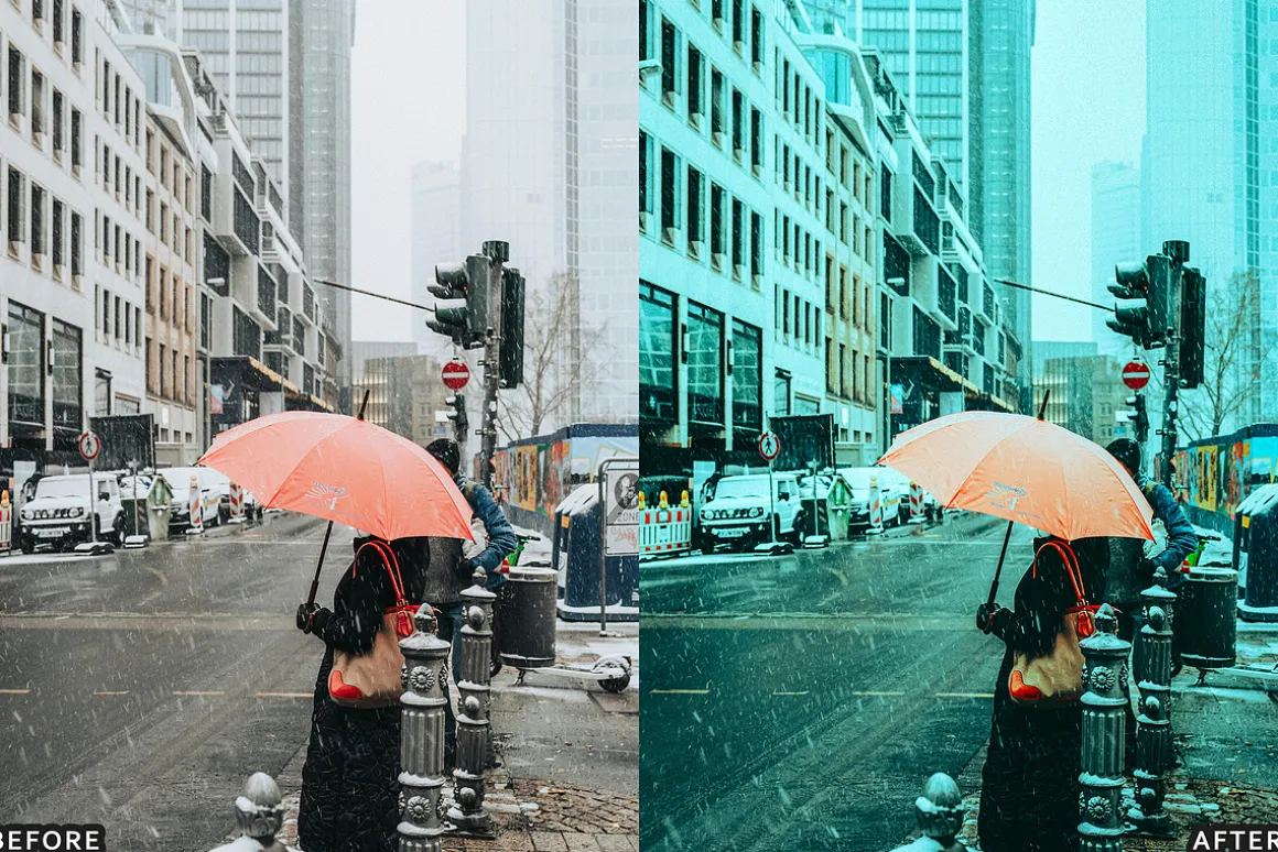Moody Rainy Day Lightroom Presets