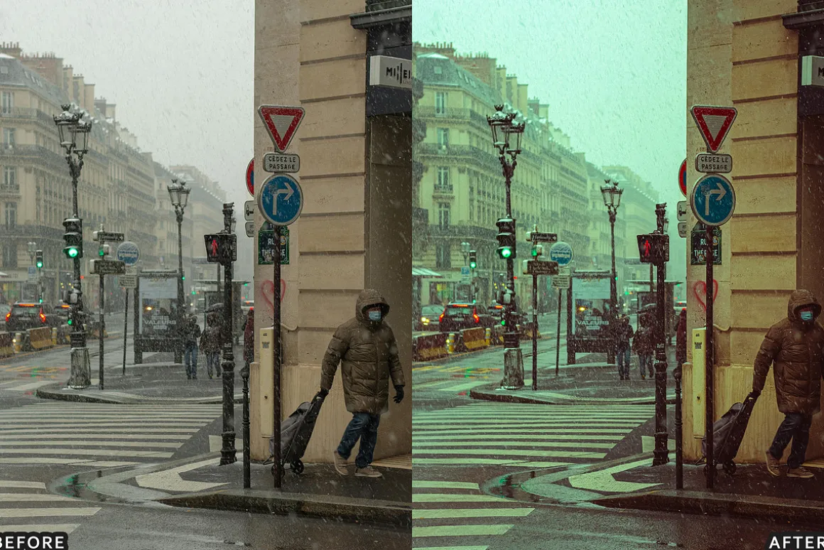 Moody Rainy Day Lightroom Presets