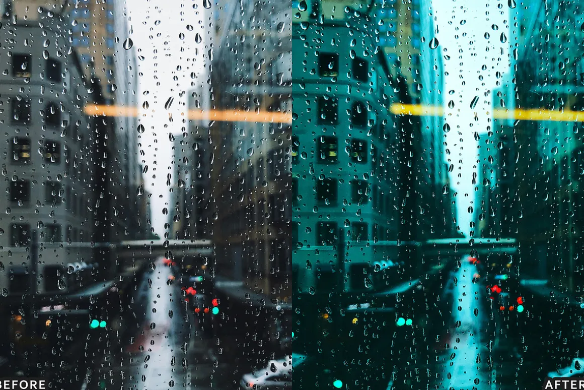 Moody Rainy Day Lightroom Presets