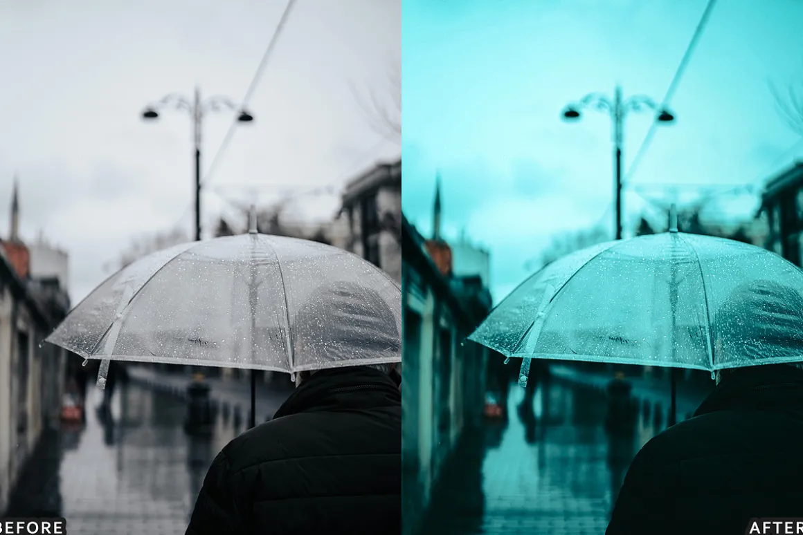 Moody Rainy Day Lightroom Presets