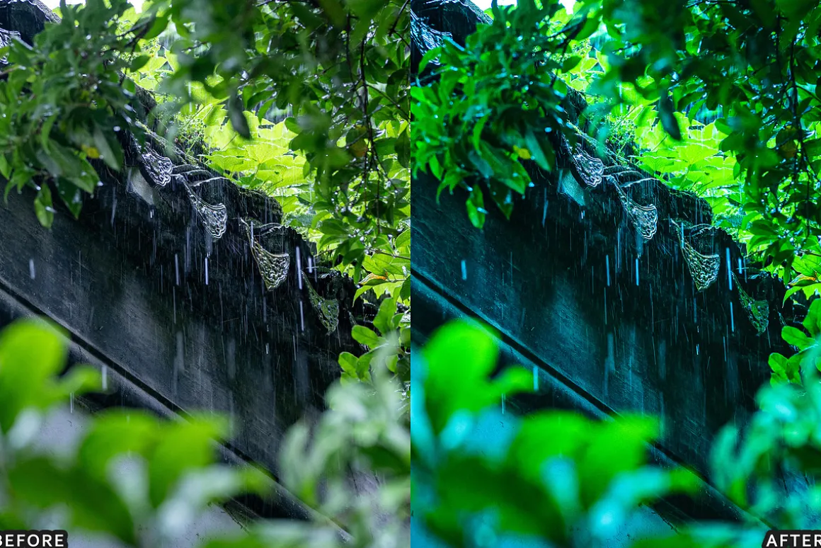 Moody Rainy Day Lightroom Presets