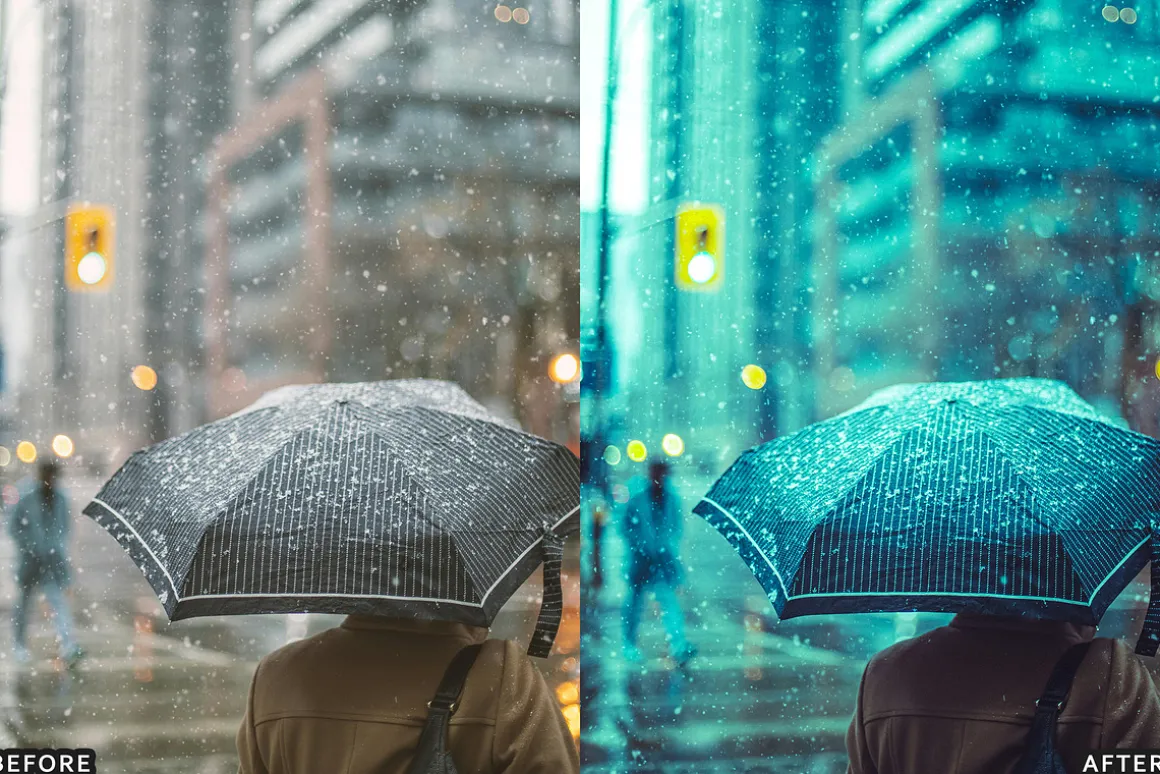 Moody Rainy Day Lightroom Presets
