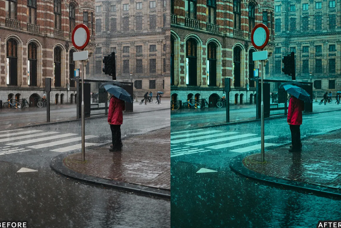Moody Rainy Day Lightroom Presets
