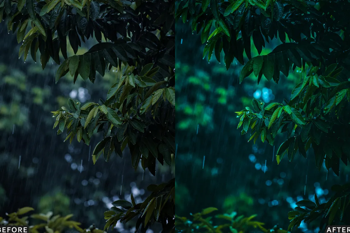 Moody Rainy Day Lightroom Presets