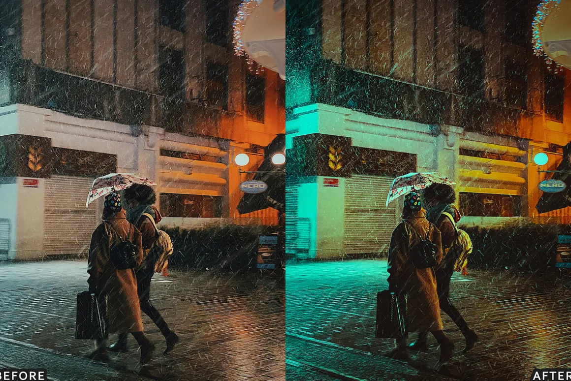 Moody Rainy Day Lightroom Presets