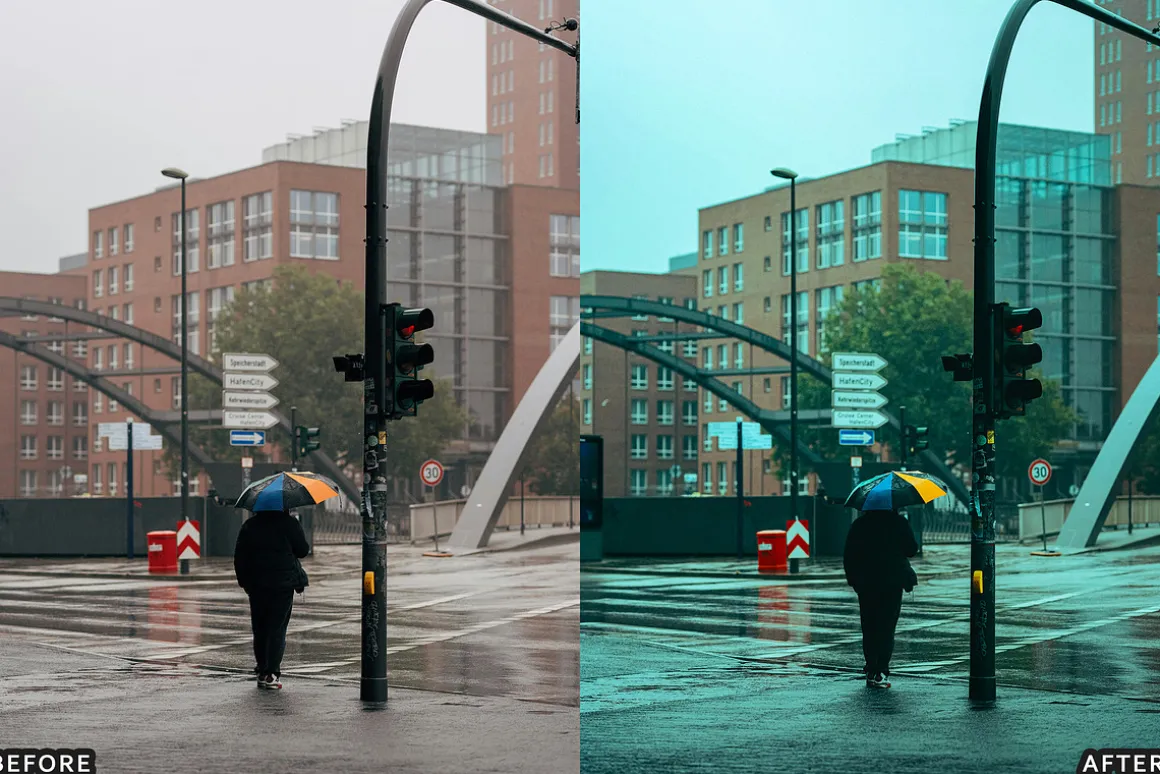 Moody Rainy Day Lightroom Presets