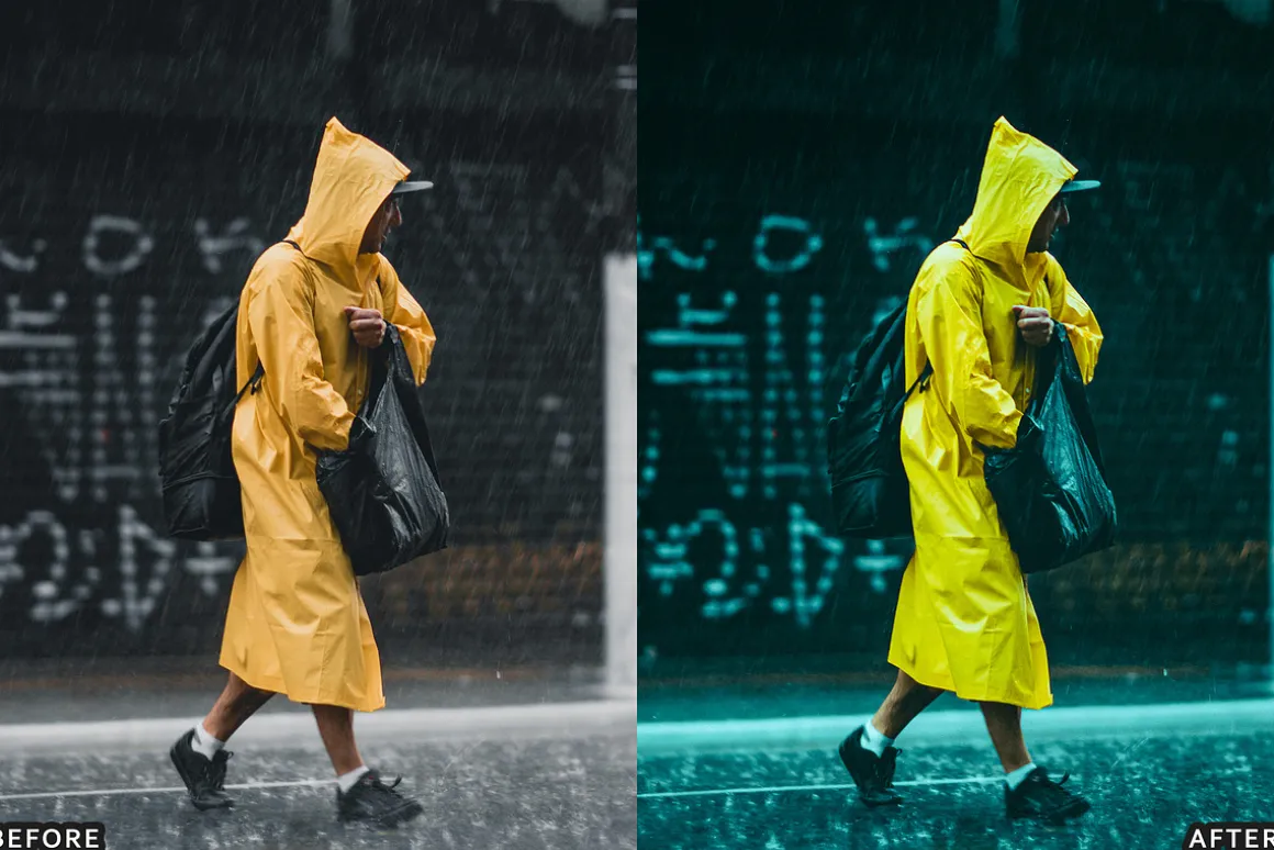 Moody Rainy Day Lightroom Presets