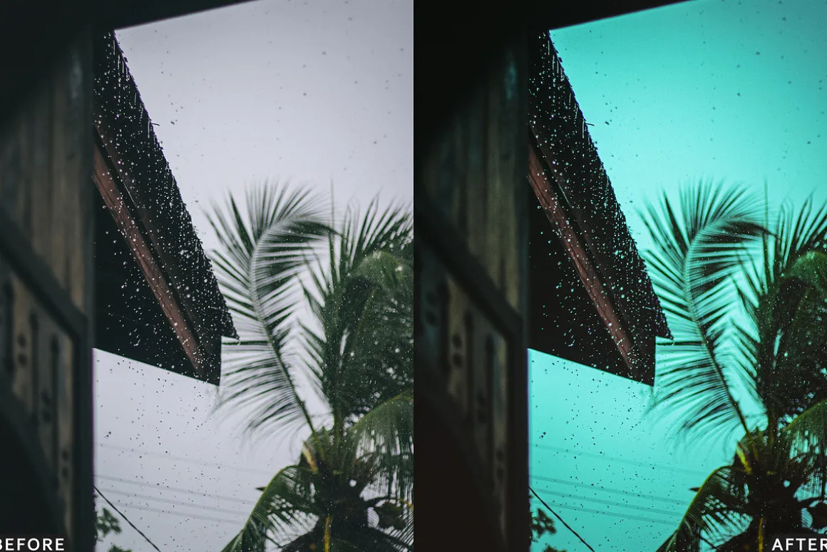 Moody Rainy Day Lightroom Presets
