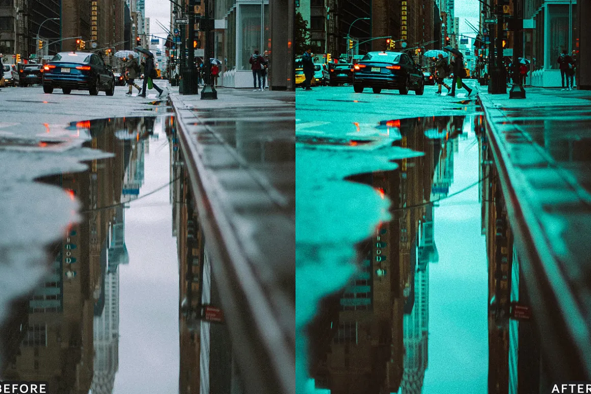 Moody Rainy Day Lightroom Presets