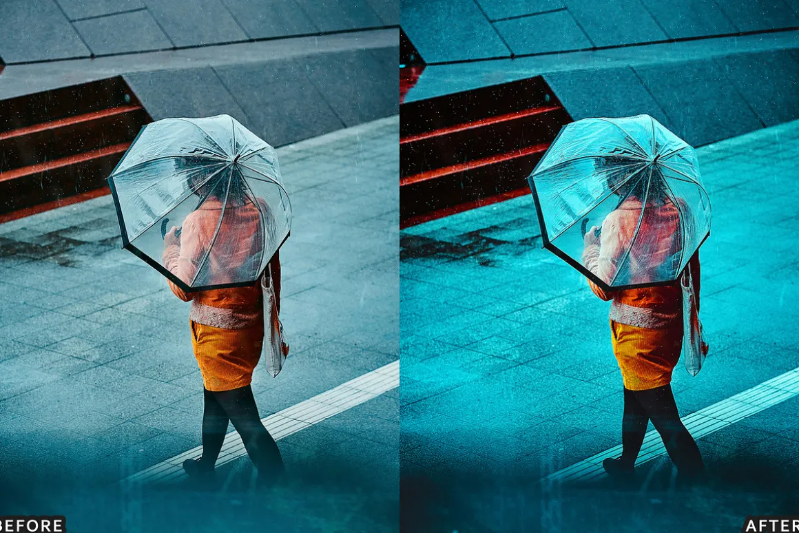 Moody Rainy Day Lightroom Presets