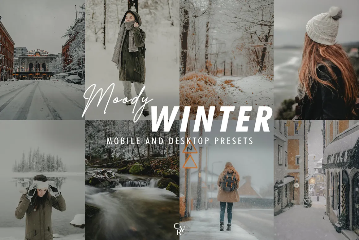 15 Moody Winter Lightroom Presets