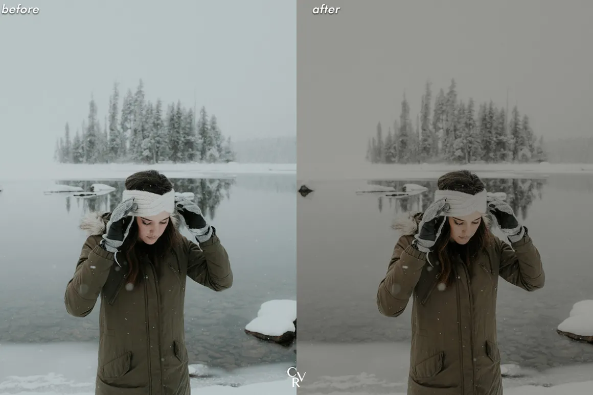 15 Moody Winter Lightroom Presets