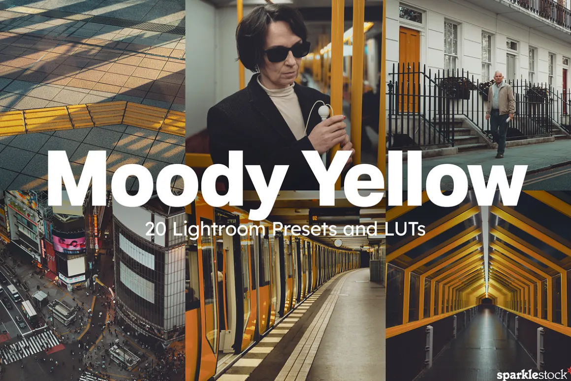 20 Moody Yellow Lightroom Presets