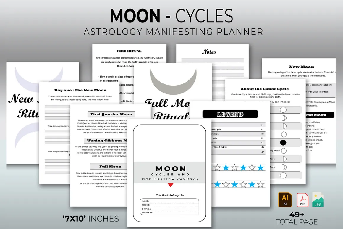 Moon And Astrology Planner