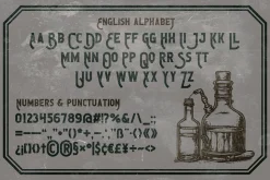 Moonshine Vintage Label Font