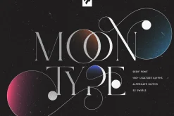 Moon Type Creative logo font