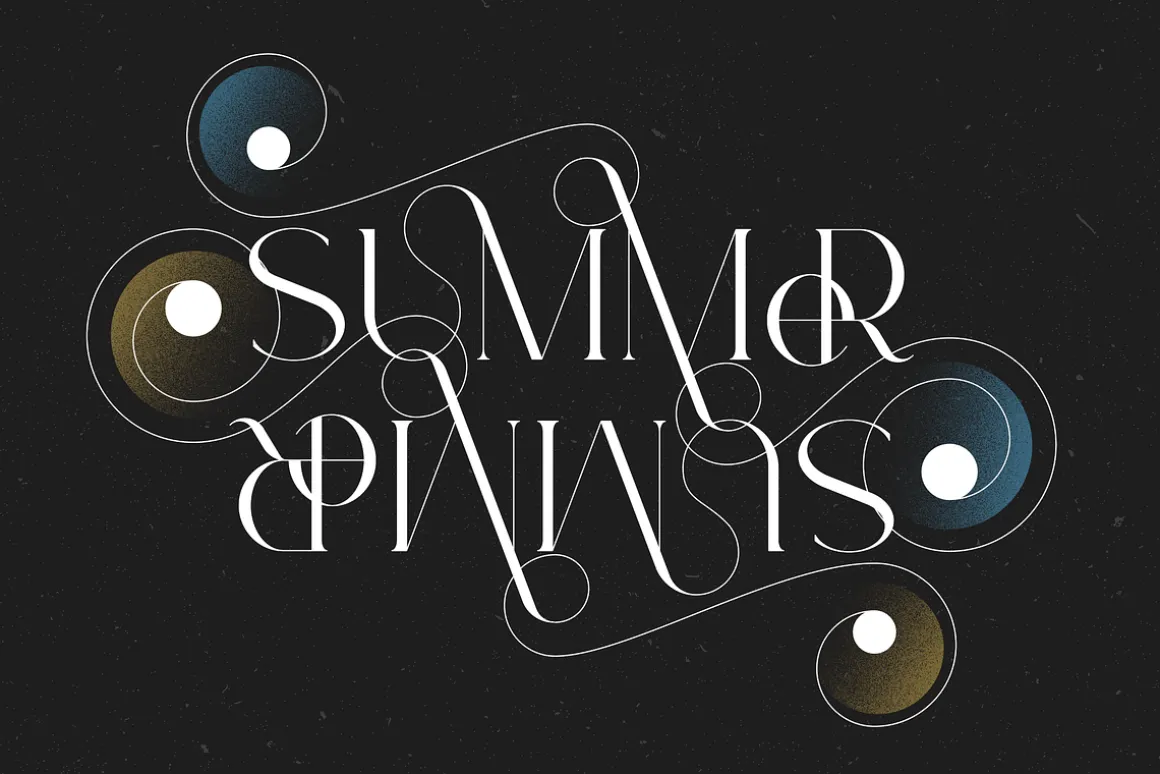 Moon Type Creative logo font