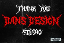MordeR Metal Horror Font