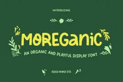 Moreganic - Organic Font