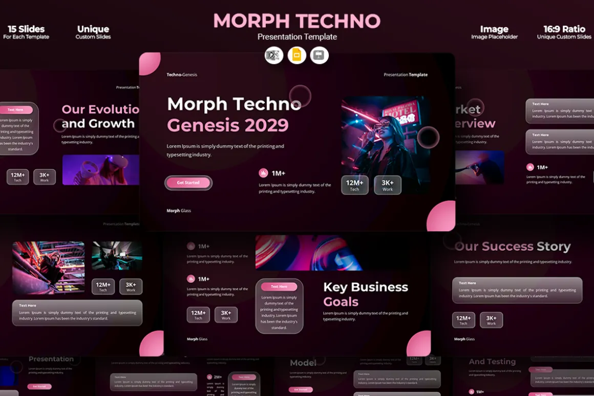 Morph Techno Genesis Google Slides