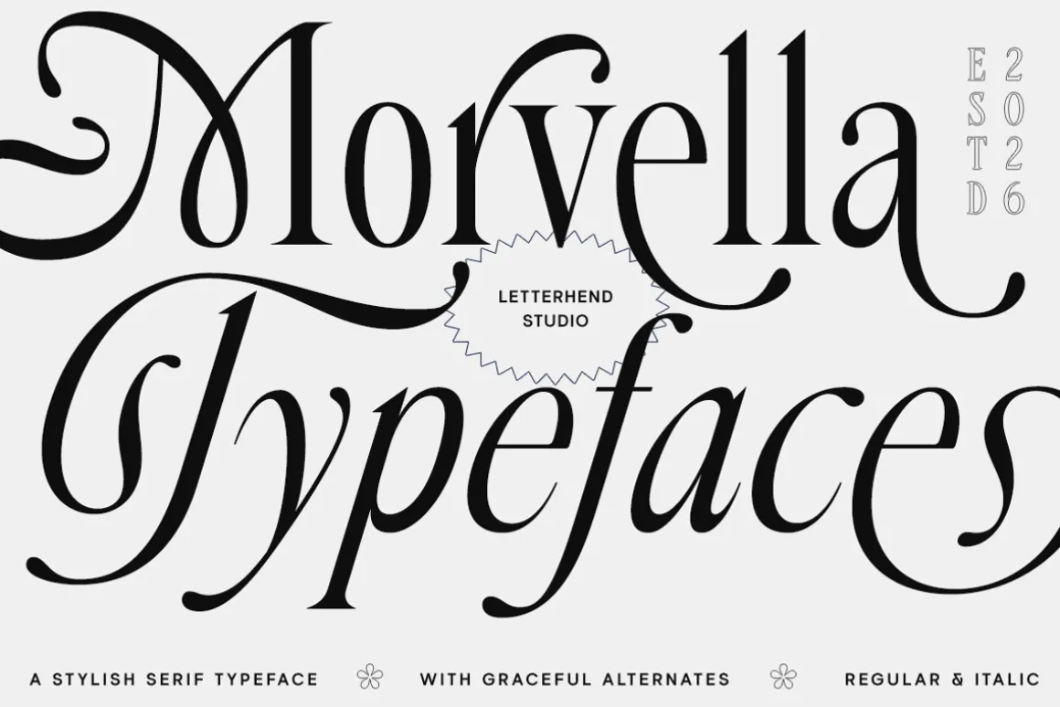 Morvella Stylish Serif