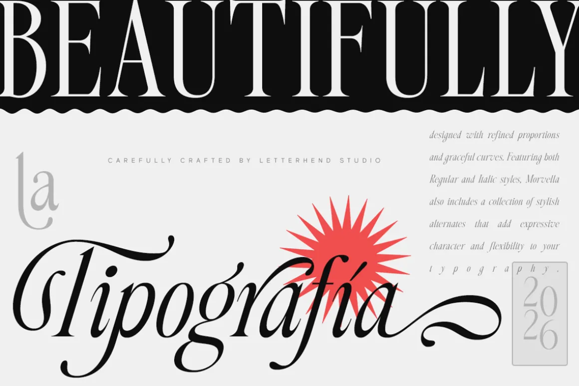 Morvella Stylish Serif