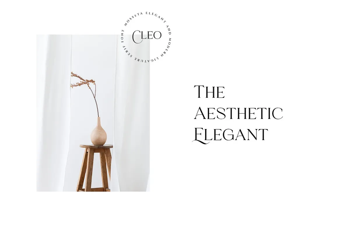 Mosseta Elegant Ligature Display
