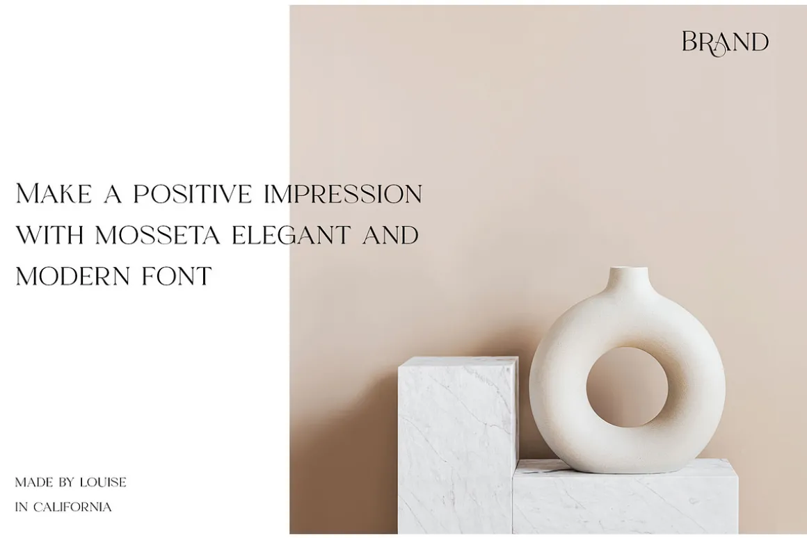 Mosseta Elegant Ligature Display