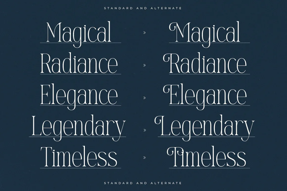 Mostlight Modern Alternate Serif