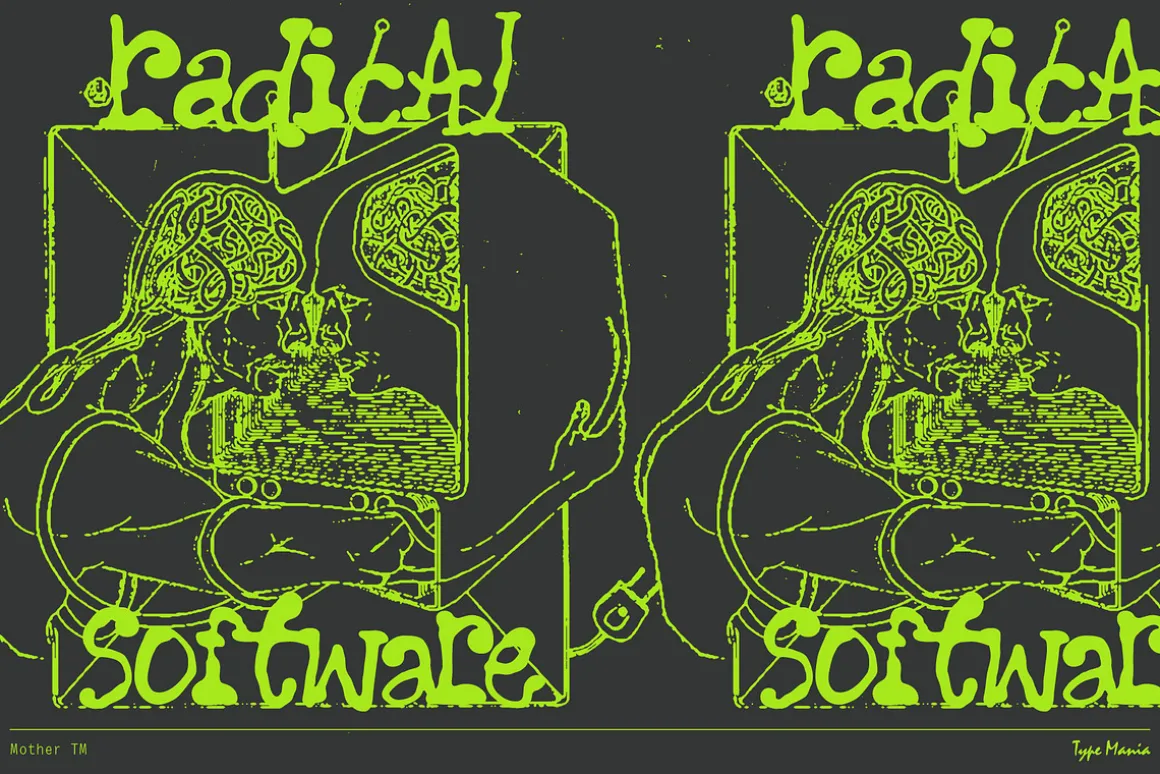 Mother TM – Hand-grown Dynamic Font