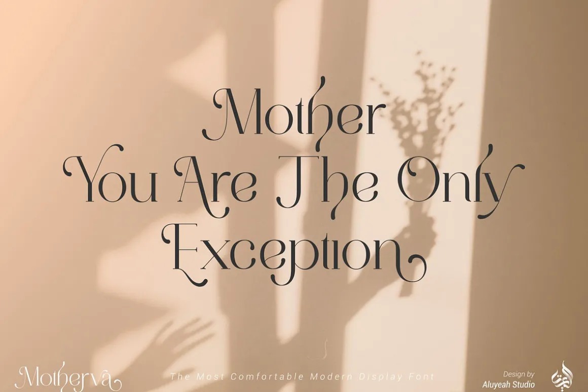 Motherva Modern Display Font