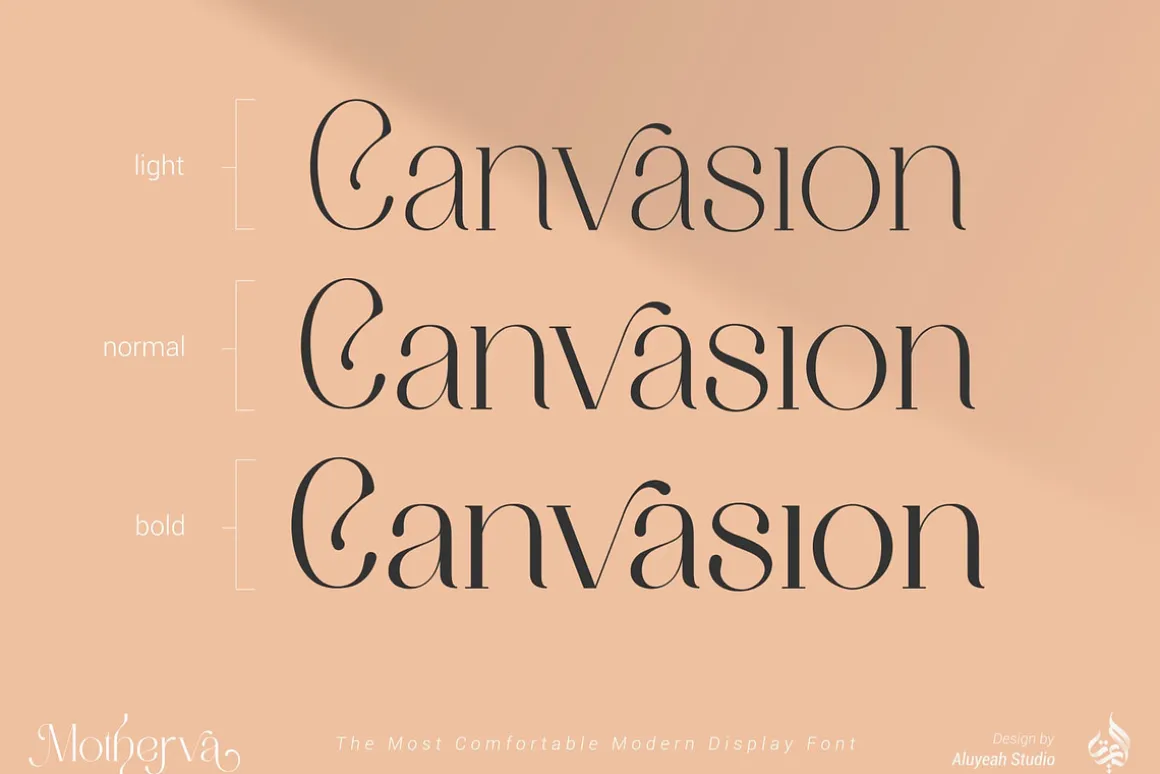 Motherva Modern Display Font